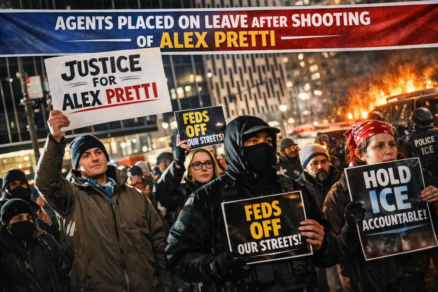 Federal Agents Placed on Leave After Fatal Minneapolis Shooting; Protests and Political Tensions Continue